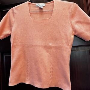 Dressbarn Peach Women's Sweater